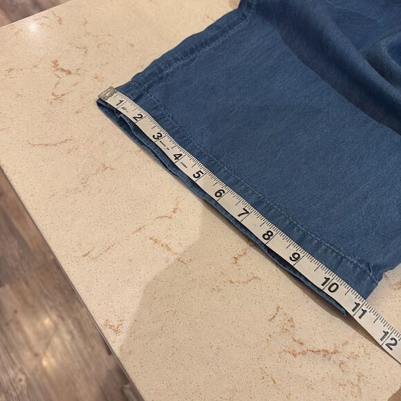 Ann Taylor 100% Lyocell wide leg pleated trousers SZ 00 - Picture 9 of 12